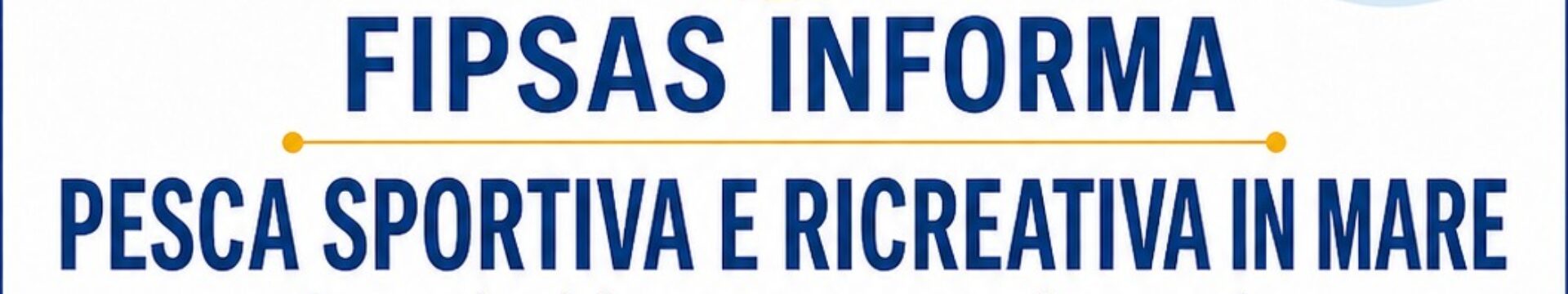 FIPSAS informa – Pesca Sportiva e ricreativa